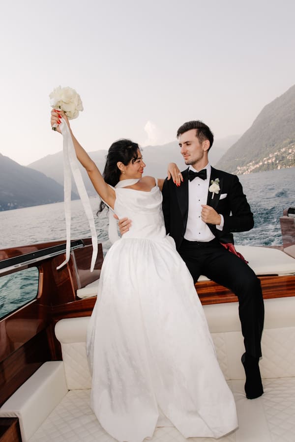 Intimate wedding reception at Italian villa — Lake Como, 12 guests